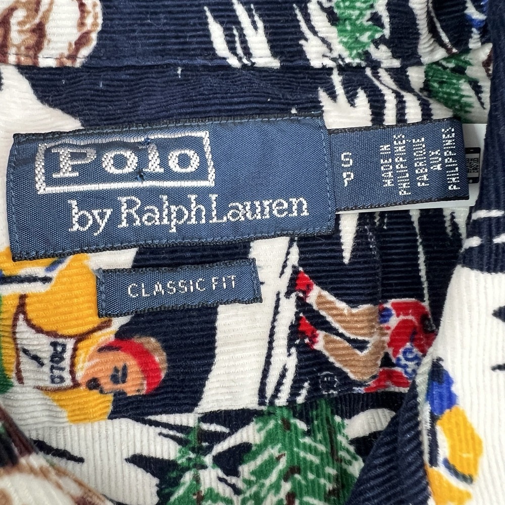 Polo Ralph Lauren Holiday Sun Valley Ski Graphic Button Down Shirt Classic SMALL - Picture 6 of 9